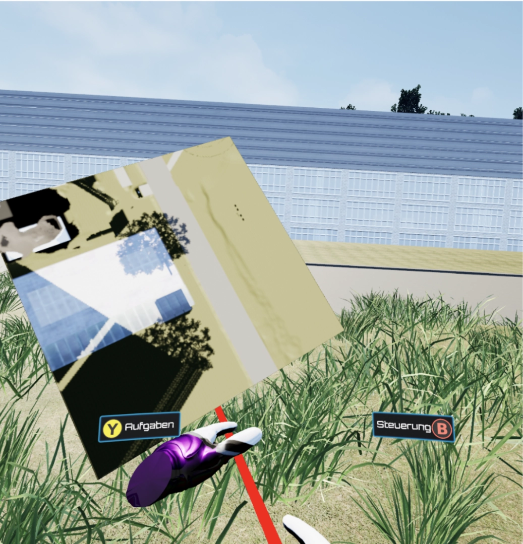 Minimap to navigate through the map